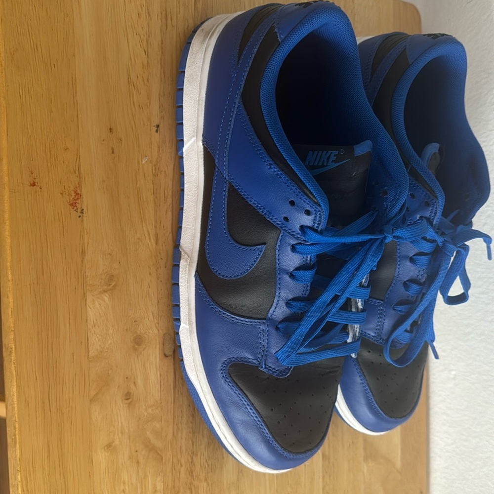 Blue and black low Nike men’s dunks